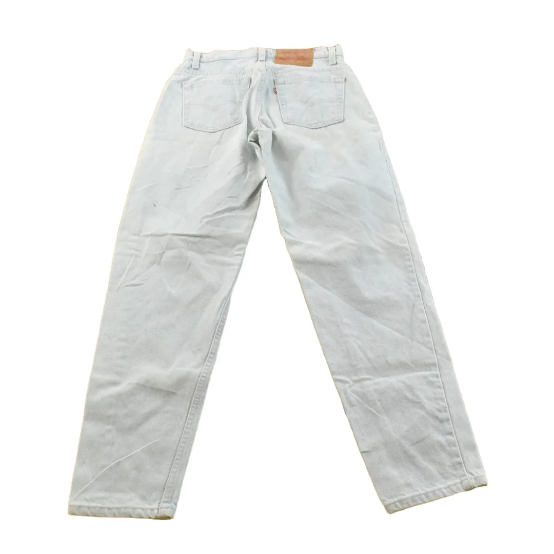 Vintage 1990s Levi's 550 Relaxed Fit Denim Light Wash Blue Jeans Men's 26 x 30 from propervintagecanada