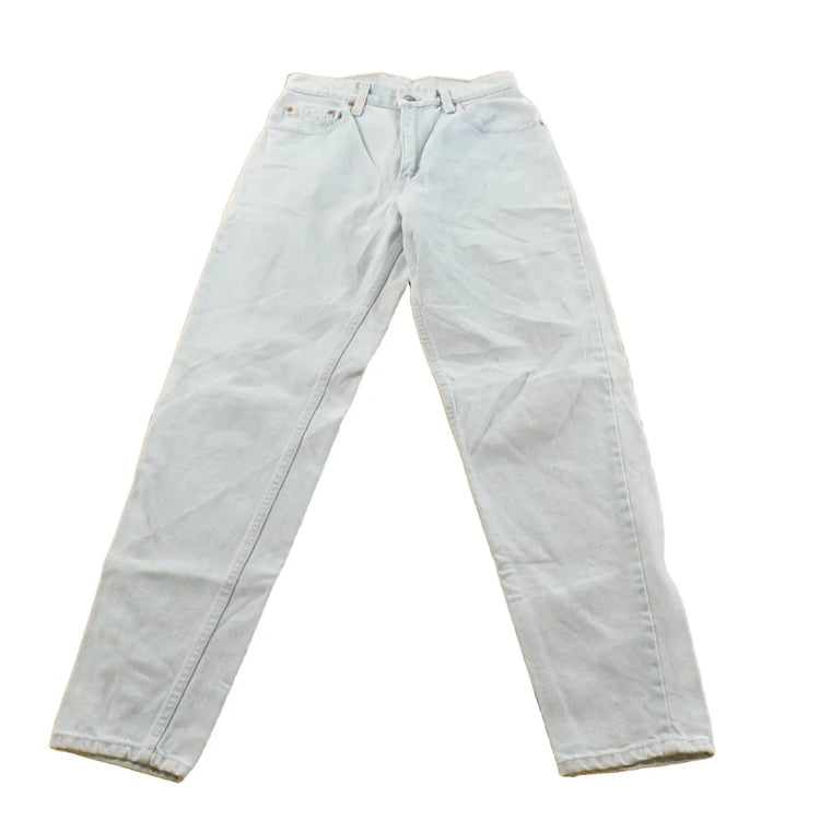 Vintage 1990s Levi's 550 Relaxed Fit Denim Light Wash Blue Jeans Men's 26 x 30 from propervintagecanada