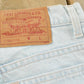 Vintage 1990s Levi's 550 Relaxed Fit Denim Light Wash Blue Jeans Men's 26 x 30 from propervintagecanada