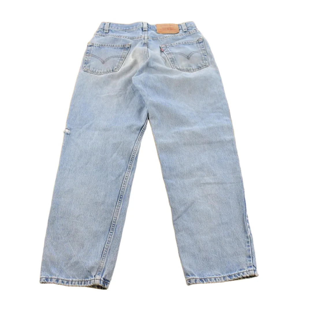 Vintage 1990s Levi's 550 Relaxed Fit Distressed Denim Jeans Men's 28 x 29 from propervintagecanada