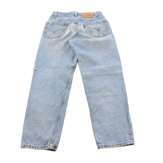 Vintage 1990s Levi's 550 Relaxed Fit Distressed Denim Jeans Men's 28 x 29 from propervintagecanada