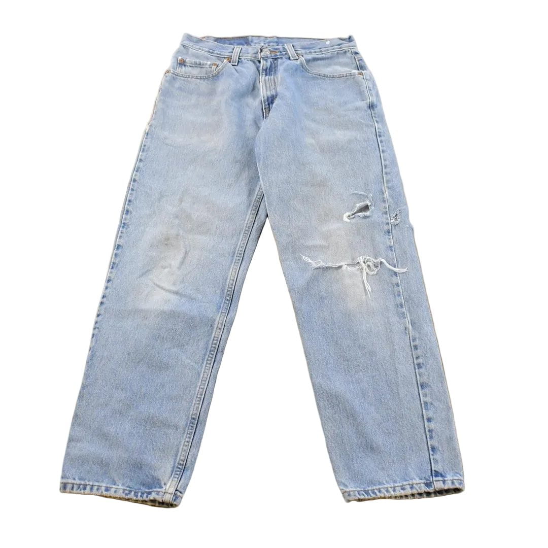 Vintage 1990s Levi's 550 Relaxed Fit Distressed Denim Jeans Men's 28 x 29 from propervintagecanada