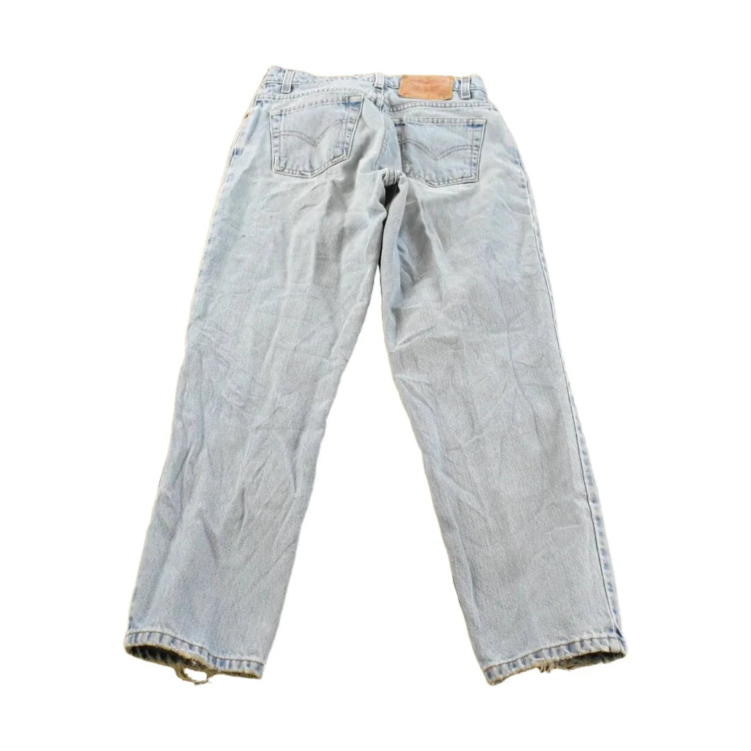 Vintage 1990s Levi's 550 Relaxed Tapered Blue Denim Jeans Women's 26 x 27.5 from propervintagecanada