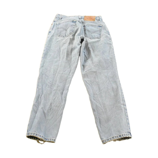 Vintage 1990s Levi's 550 Relaxed Tapered Blue Denim Jeans Women's 26 x 27.5 from propervintagecanada