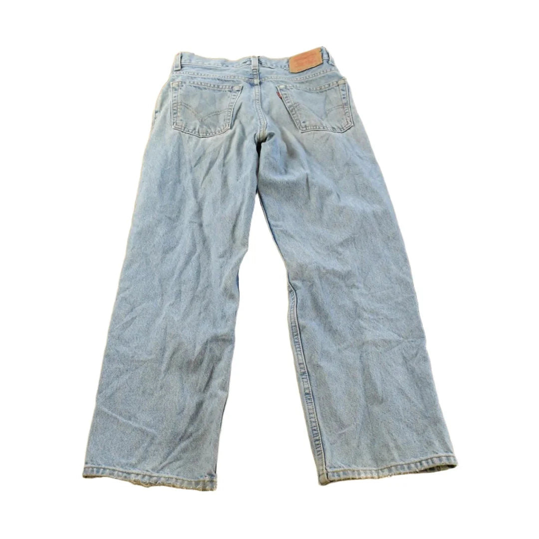 Vintage 1990s Levi's 550 Relaxed Tapered Blue Denim Jeans Women's 27 x 26.5 from propervintagecanada