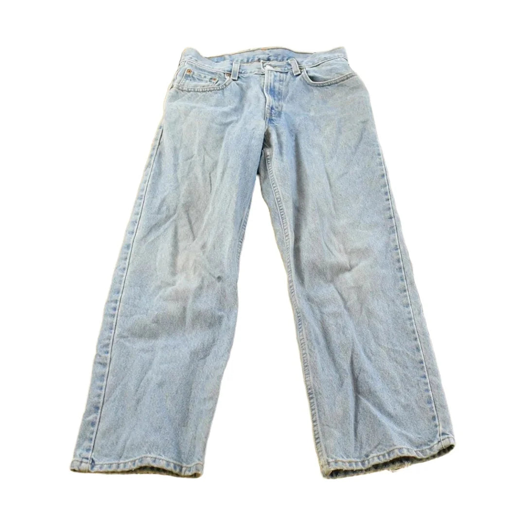 Vintage 1990s Levi's 550 Relaxed Tapered Blue Denim Jeans Women's 27 x 26.5 from propervintagecanada