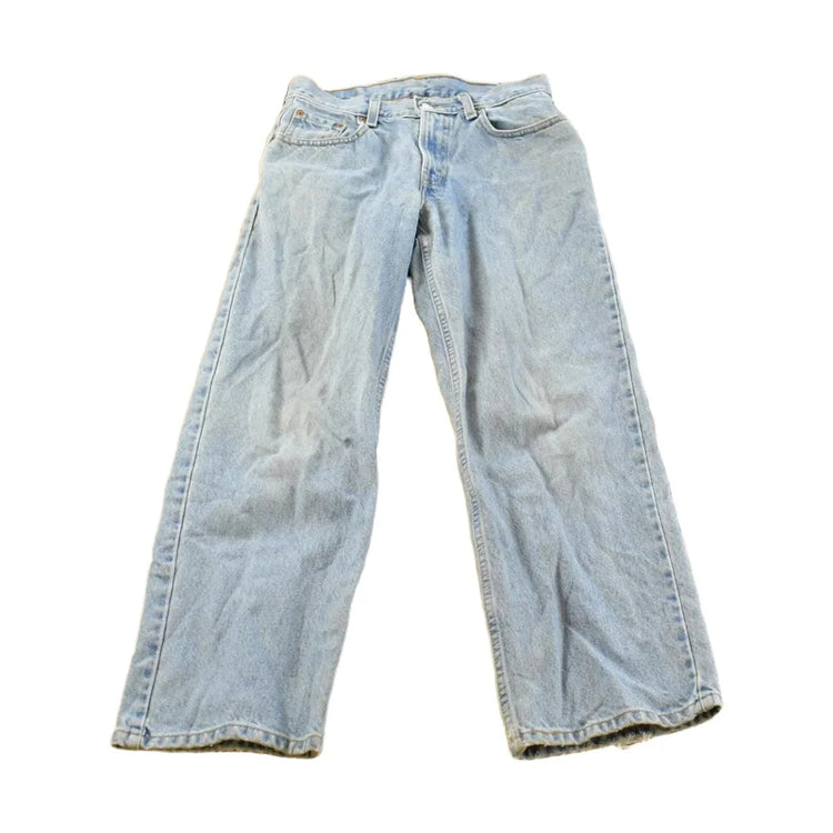 Vintage 1990s Levi's 550 Relaxed Tapered Blue Denim Jeans Women's 27 x 26.5 from propervintagecanada