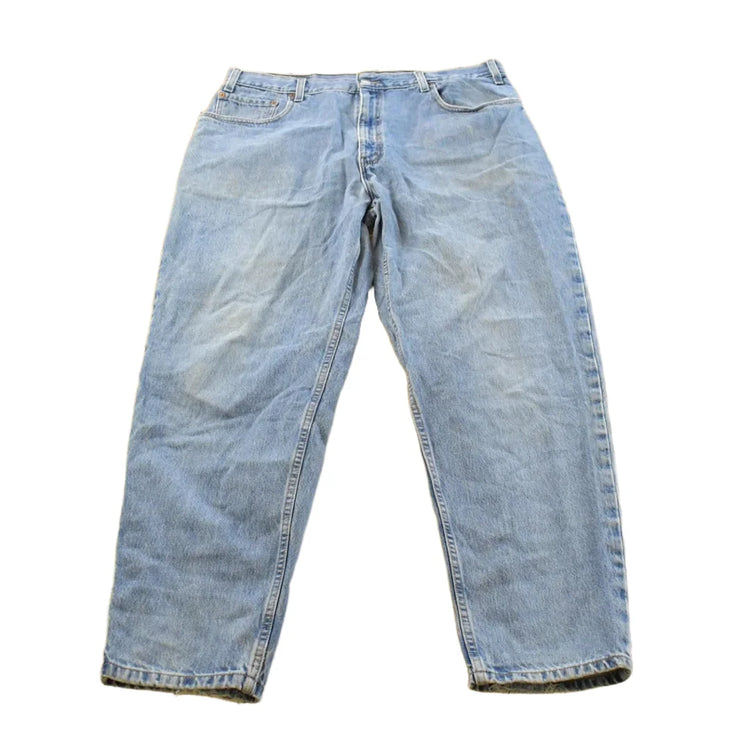 Vintage 1990s Levi's 560 Loose Fit Denim Blue Jeans Men's 35 x 30 from propervintagecanada
