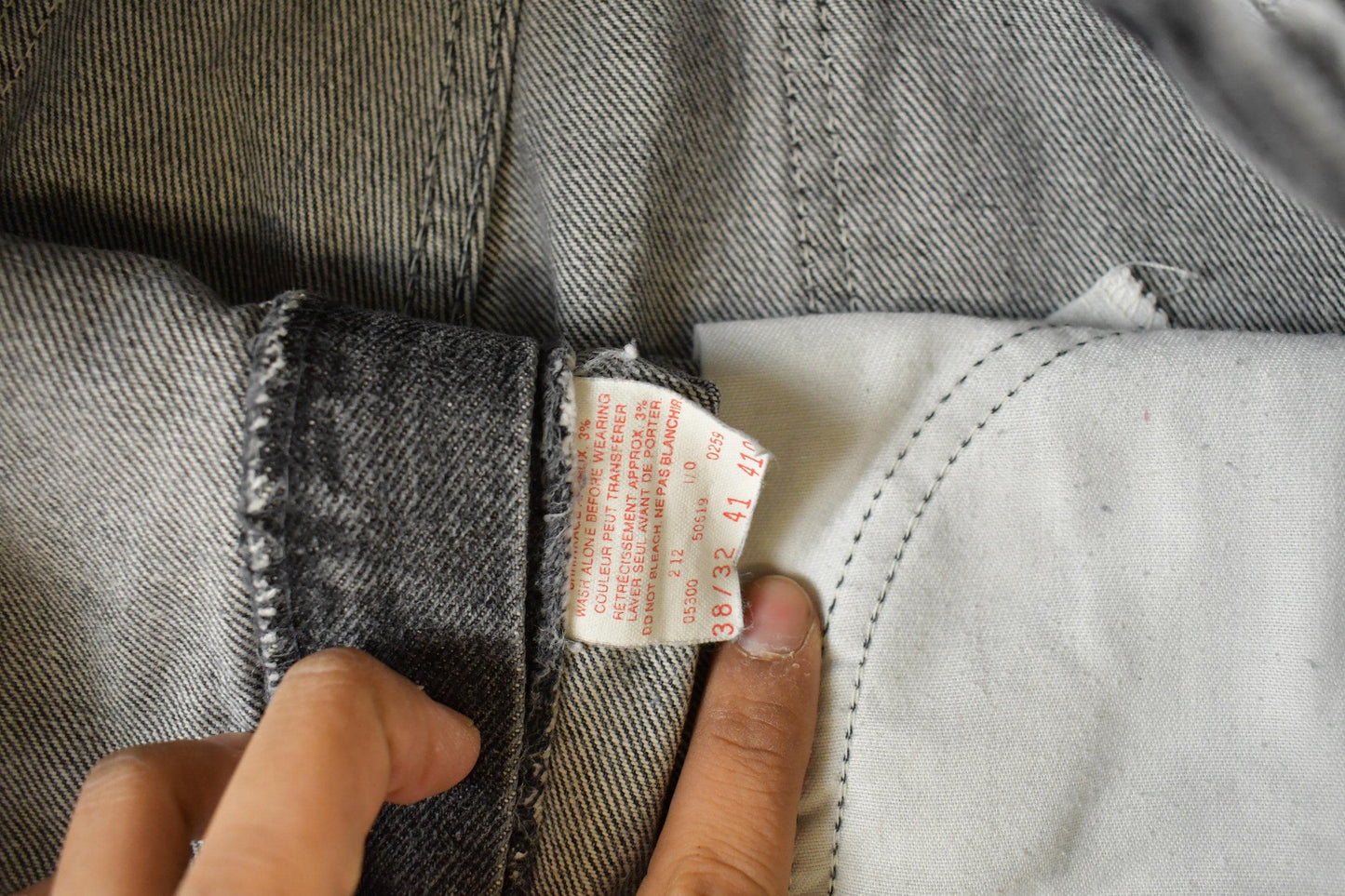 Vintage 1990s Levi's 619 Straight Orange Tab Denim Jeans Men's 36 x 31 from propervintagecanada
