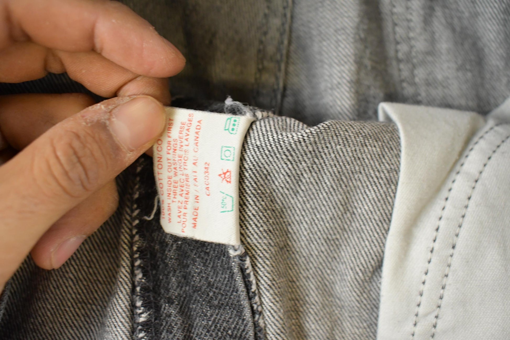 Vintage 1990s Levi's 619 Straight Orange Tab Denim Jeans Men's 36 x 31 from propervintagecanada
