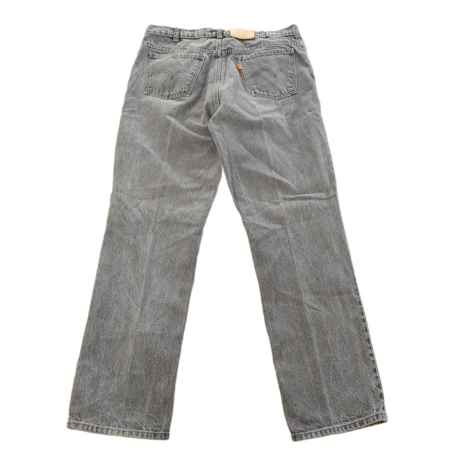 Vintage 1990s Levi's 619 Straight Orange Tab Denim Jeans Men's 36 x 31 from propervintagecanada