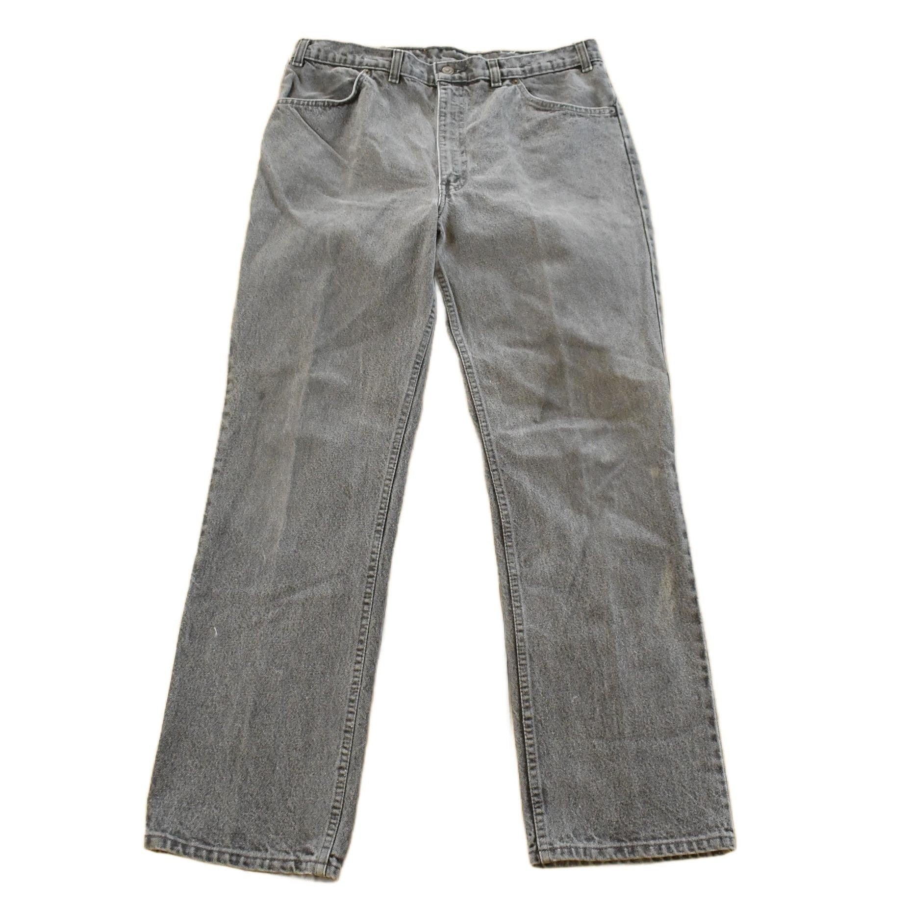 Vintage 1990s Levi's 619 Straight Orange Tab Denim Jeans Men's 36 x 31 from propervintagecanada