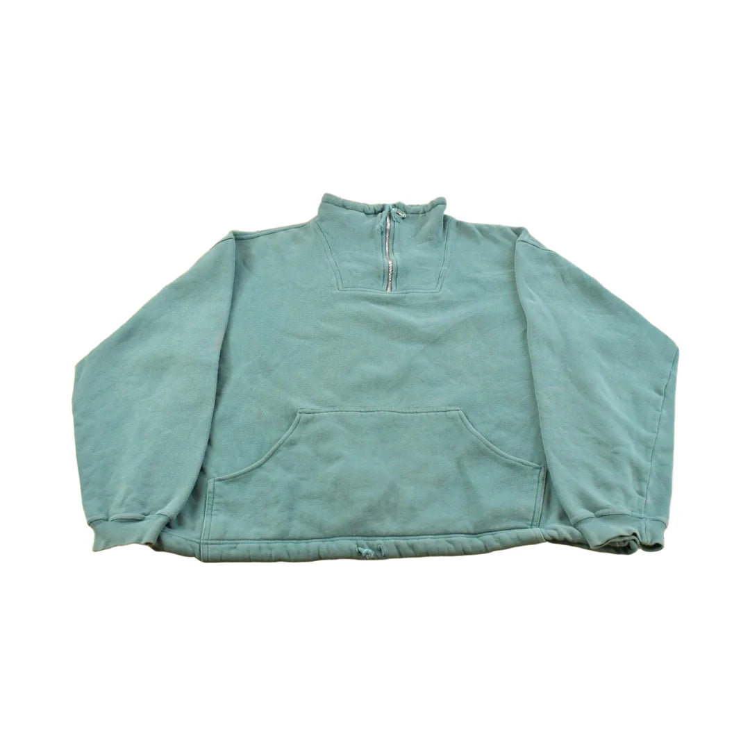 Vintage 1990s Levi's Blank Quarter Zip Sweatshirt Men's M from propervintagecanada