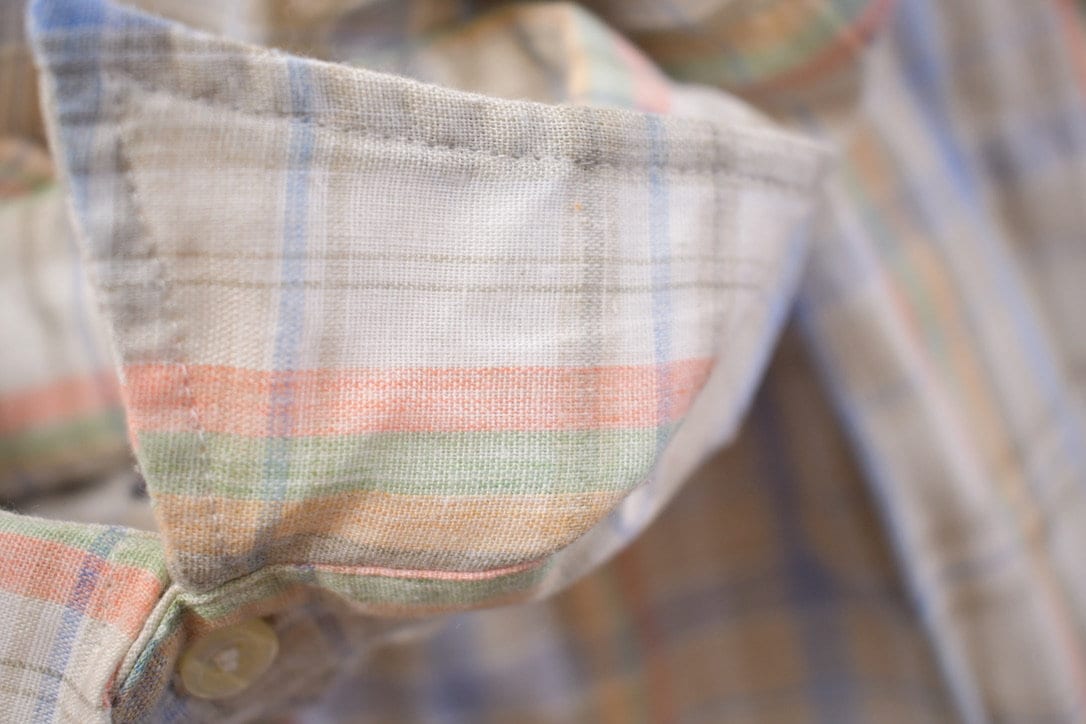 Vintage 1990s Levi's Button Up Plaid Shirt Men's Large from propervintagecanada