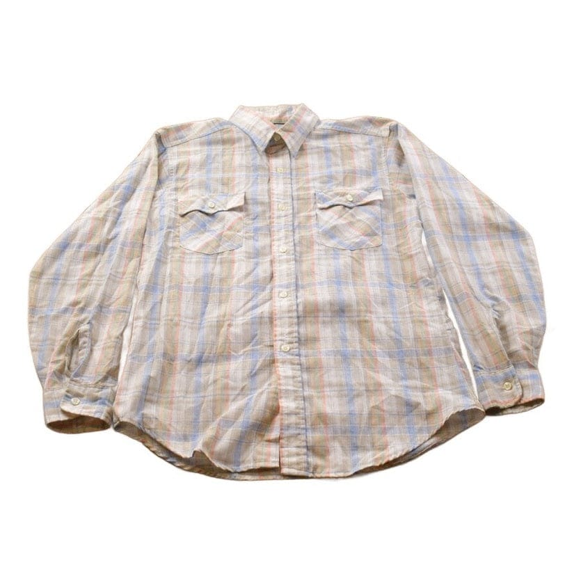 Vintage 1990s Levi's Button Up Plaid Shirt Men's Large from propervintagecanada