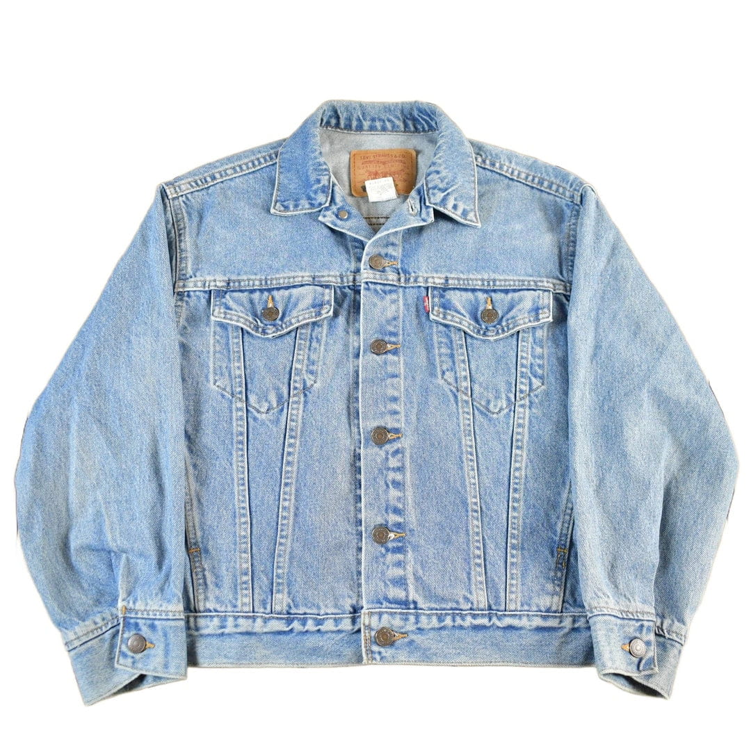 Vintage 1990s Levi's Denim Jean Trucker Jacket Men's S-M from propervintagecanada