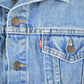 Vintage 1990s Levi's Denim Jean Trucker Jacket Men's S-M from propervintagecanada
