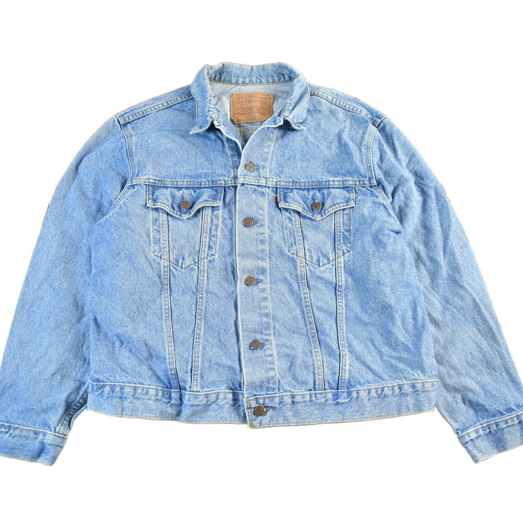 Vintage 1990s Levi's Denim Jean Trucker Men's Medium from propervintagecanada
