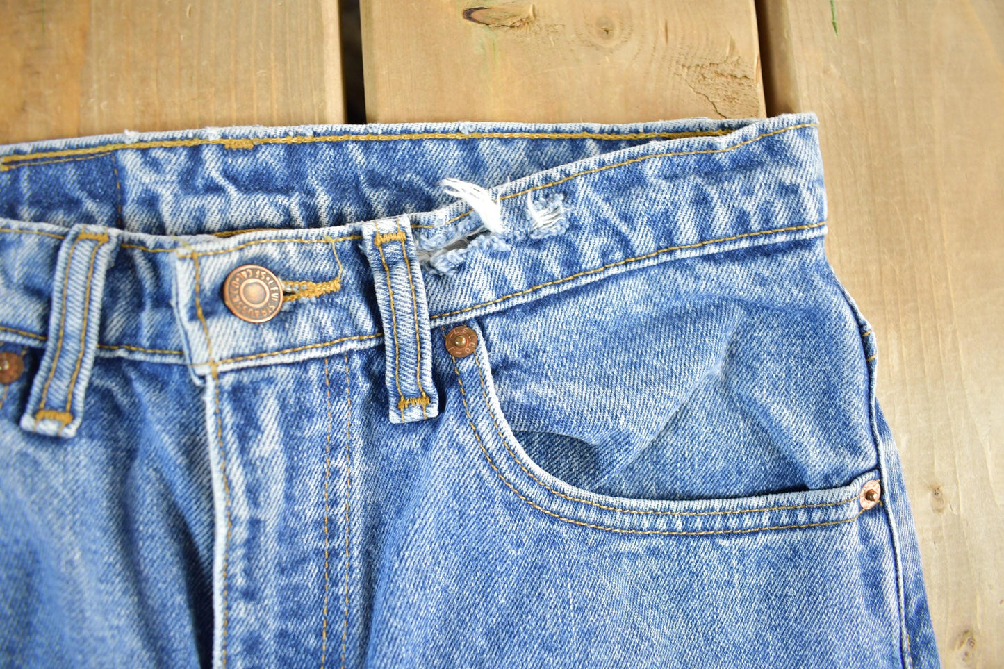 Vintage 1990s Levi's Denim Jeans Men's 29 x 28 from propervintagecanada