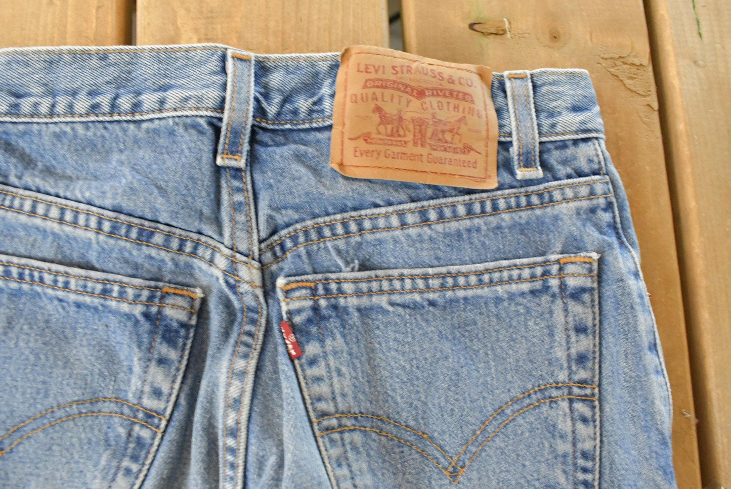 Vintage 1990s Levi's Denim Jeans Women's 26 x 34 from propervintagecanada