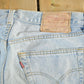 Vintage 1990s Levi's Distressed 501 Denim Jeans Men's 32 x 30