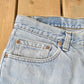 Vintage 1990s Levi's Distressed 550 Relaxed Fit Denim Jeans Men's 33 x 33 from propervintagecanada