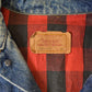 Vintage 1990s Levi's Flannel Lined Denim Jean Trucker Jacket Men's Large / 90s Denim / Streetwear / Levi's Denim Jacket . Made in USA from propervintagecanada