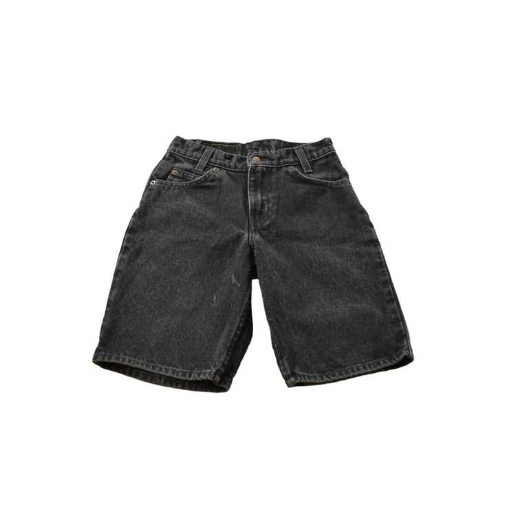 Vintage 1990s Levi's Orange Tab 550 Relaxed Fit Denim Jean Shorts Youth 24 from propervintagecanada