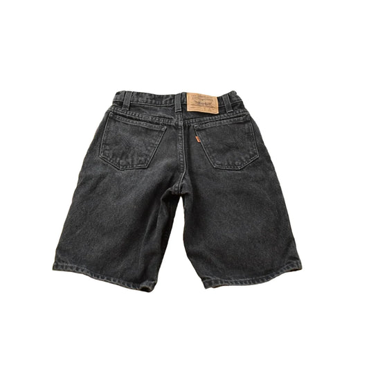 Vintage 1990s Levi's Orange Tab 550 Relaxed Fit Denim Jean Shorts Youth 24 from propervintagecanada