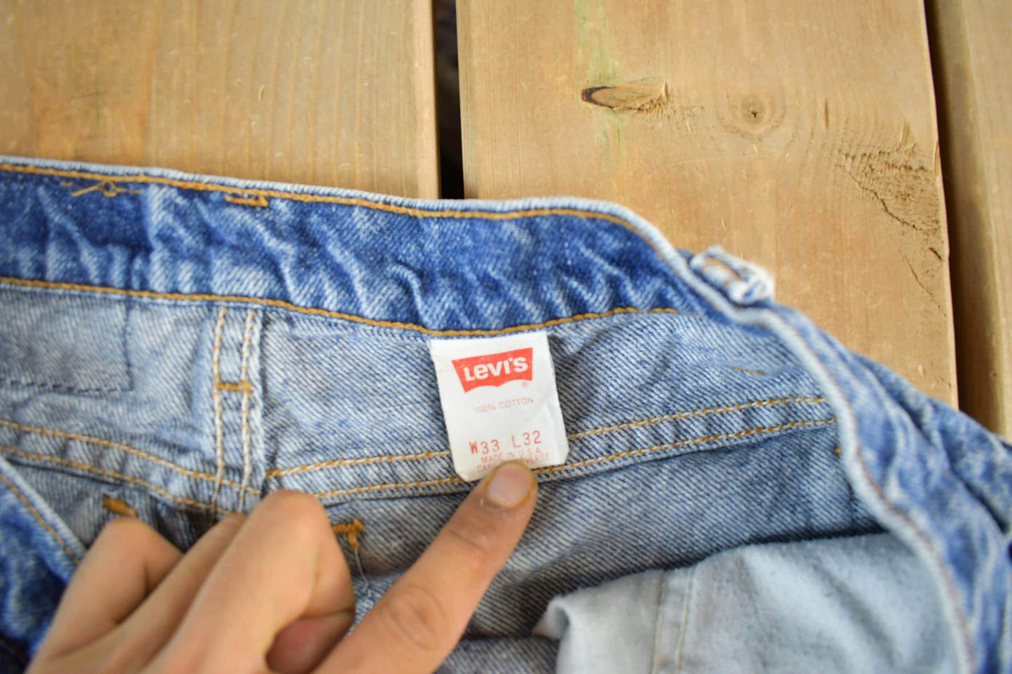 Vintage 1990s Levi's Orange Tab Denim Jeans Men's 33 x 32