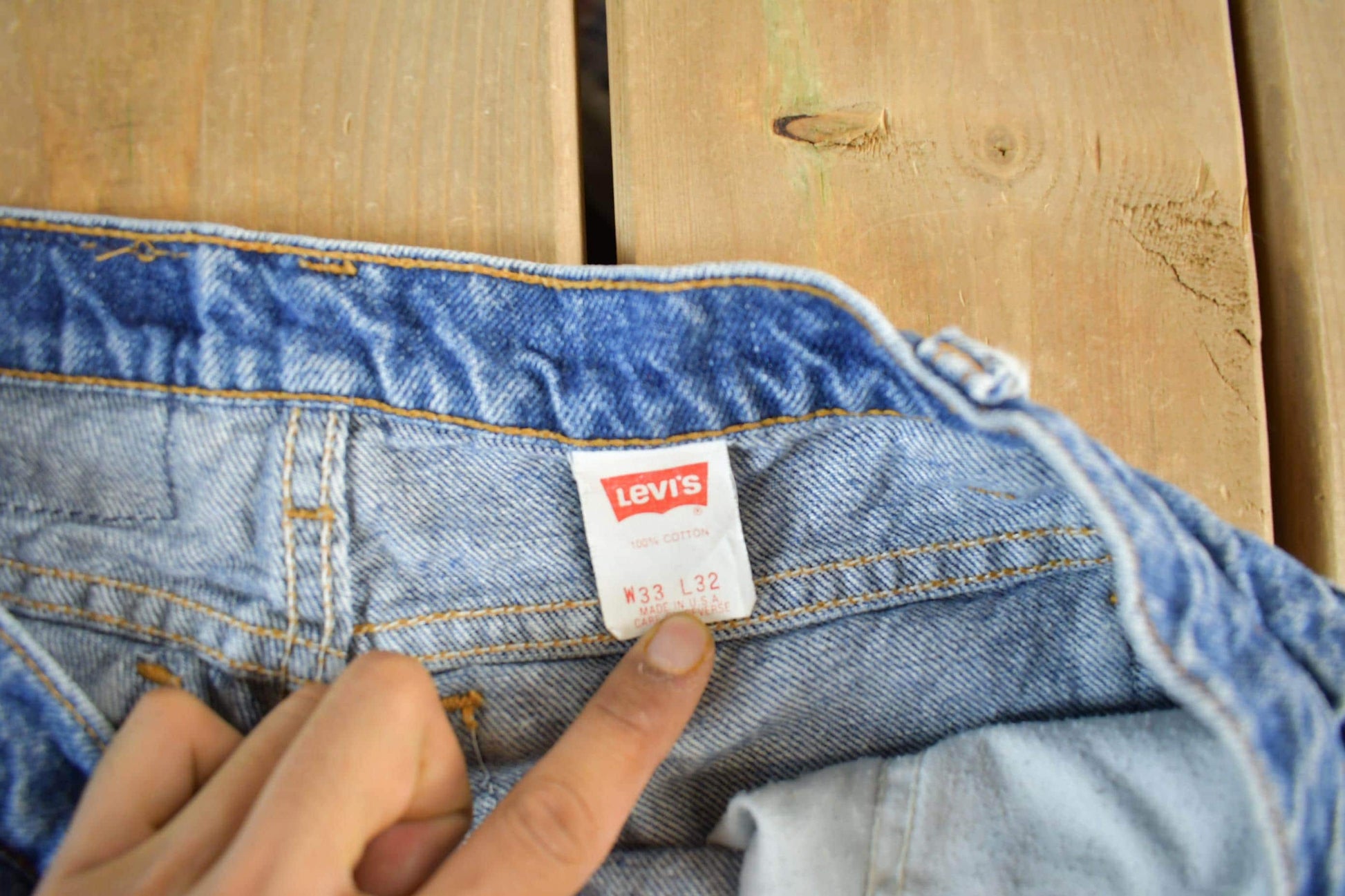 Vintage 1990s Levi's Orange Tab Denim Jeans Men's 33 x 32