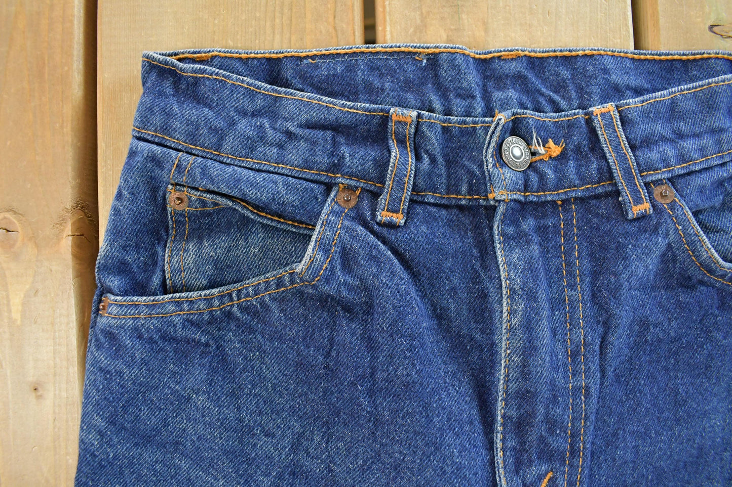 Vintage 1990s Levi's Orange Tab Straight Fit Denim Jeans Men's 28 x 26 from propervintagecanada