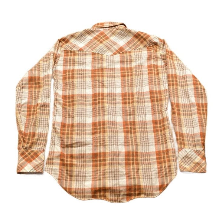 Vintage 1990s Levi's Plaid Western Flannel Button Up Shirt Men's Medium from propervintagecanada