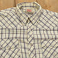 Vintage 1990s Levi's Plaid Western Flannel Button Up Shirt Men's S from propervintagecanada