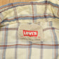 Vintage 1990s Levi's Plaid Western Flannel Button Up Shirt Men's S from propervintagecanada