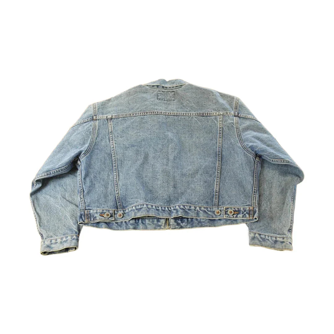 Vintage 1990s Levi's SilverTab Denim Jean Jacket Women's Cropped Medium from propervintagecanada