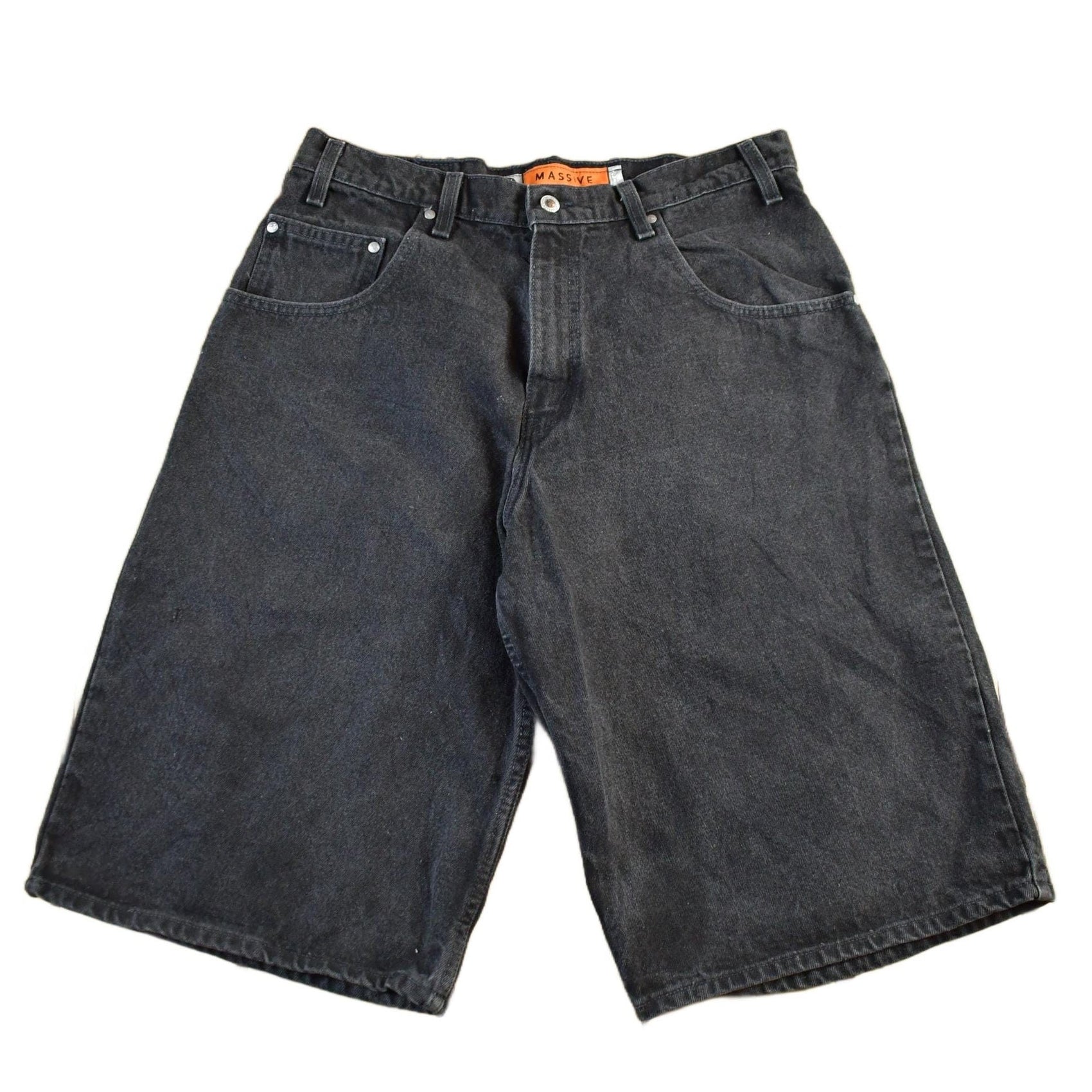 Vintage 1990s Levi's Silvertab Massive Denim Jean Shorts 33 from propervintagecanada