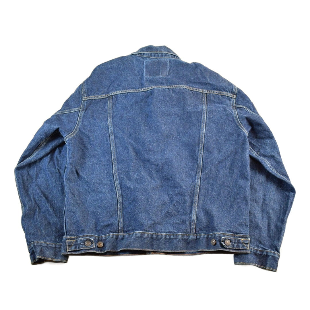 Vintage 1990s Levi's Strauss Signature Denim Jean Trucker Men's Large from propervintagecanada