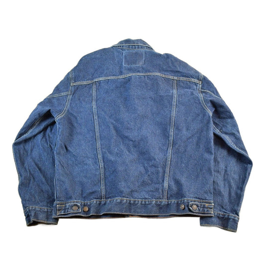 Vintage 1990s Levi's Strauss Signature Denim Jean Trucker Men's Large from propervintagecanada