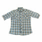 Vintage 1990s Levi's Western Wear Pearl Snap Plaid Button Up Shirt Men's Medium from propervintagecanada