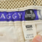 Vintage 1990s Levi Silver Tab Baggy Wide Leg Denim White Jeans Men's 28 x 29.5 from propervintagecanada
