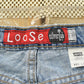 Vintage 1990s Levi Silver Tab Loose Wide Leg Denim Blue Jeans Men's 37 x 32 from propervintagecanada
