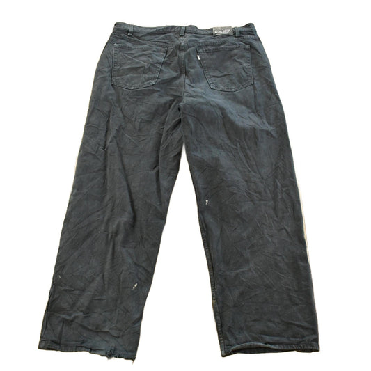 Vintage 1990s Levi Silver Tab Loose Wide Leg Denim Jeans Men's 42 x 32