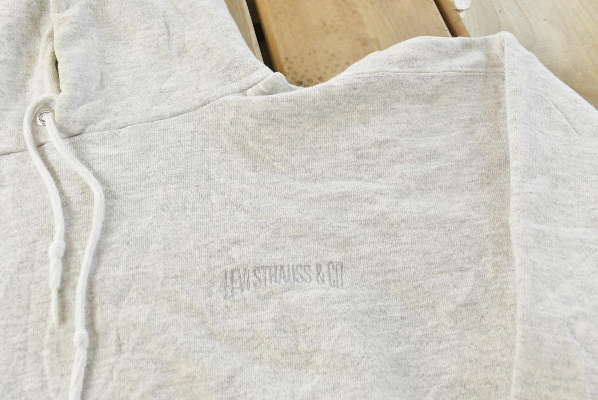 Vintage 1990s Levi Strauss Embroidered Logo Hoodie Sweatshirt (Men's L) Made in USA from propervintagecanada