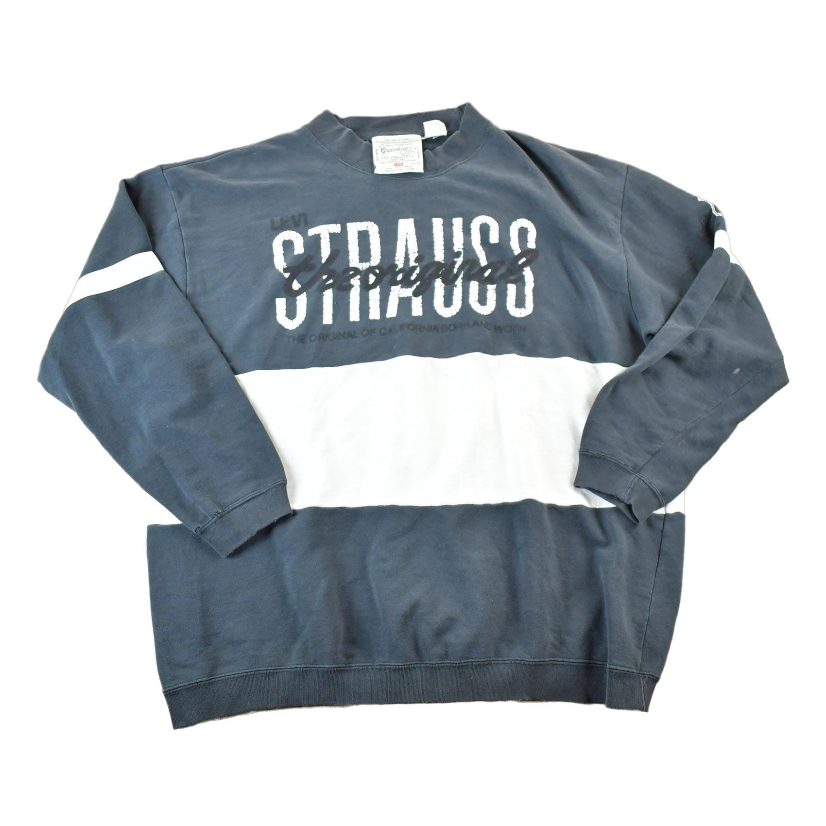 Vintage 1990s Levi Strauss Souvenir Crewneck Sweatshirt Men's XL from propervintagecanada