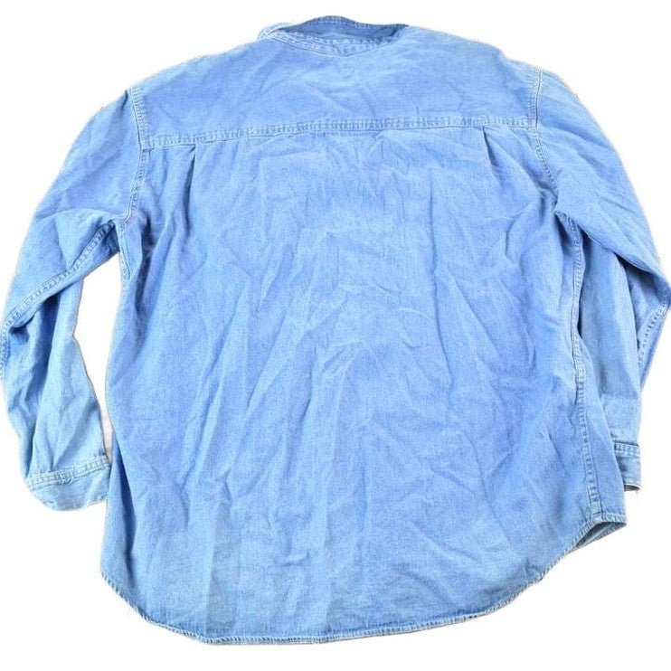 Vintage 1990s Levis Denim Button Up Shirt Mens XXXL from propervintagecanada
