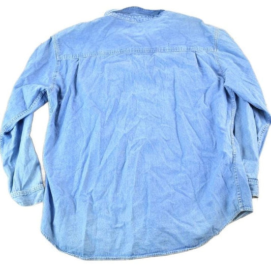 Vintage 1990s Levis Denim Button Up Shirt Mens XXXL from propervintagecanada