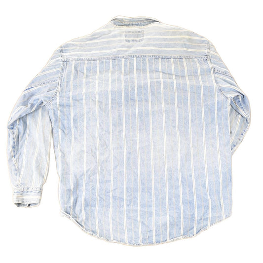 Vintage 1990s Levis Denim Western Style Button Up Shirt Men's Large from propervintagecanada