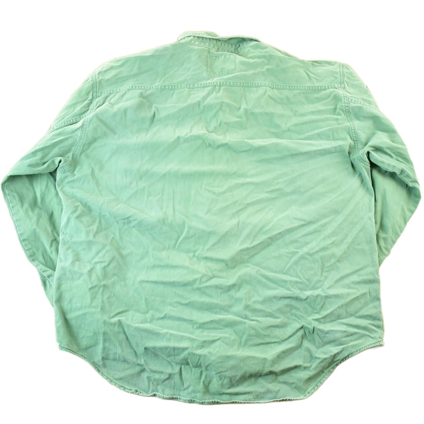 Vintage 1990s Levis Olive Denim Western Style Button Up Mens XL from propervintagecanada