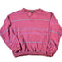 Vintage 1990s Levis Quarter Button Striped Souvenir Crewneck Sweatshirt Made In USAMen&